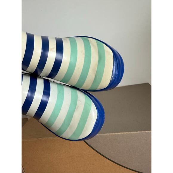 Hunter x Target Toddler Striped Boots - SZ 8 - Picture 8 of 13
